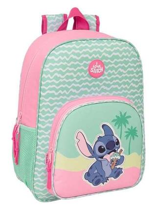 Sac à dos Stitch 3D pour enfants avec porte-bouteille et bretelles rembourrées