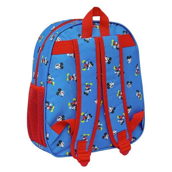 Mochila 3D do Mickey Mouse para crianças com porta-garrafa e alças acolchoadas 4/6