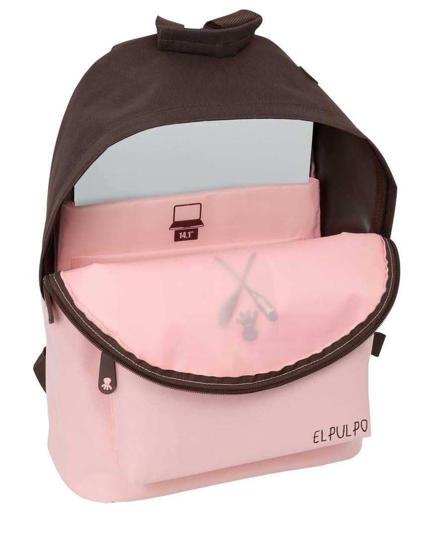 Laptop-Rucksack „Octopus“ für Erwachsene, geeignet für 14,1-Zoll-Laptops, mit 4/4