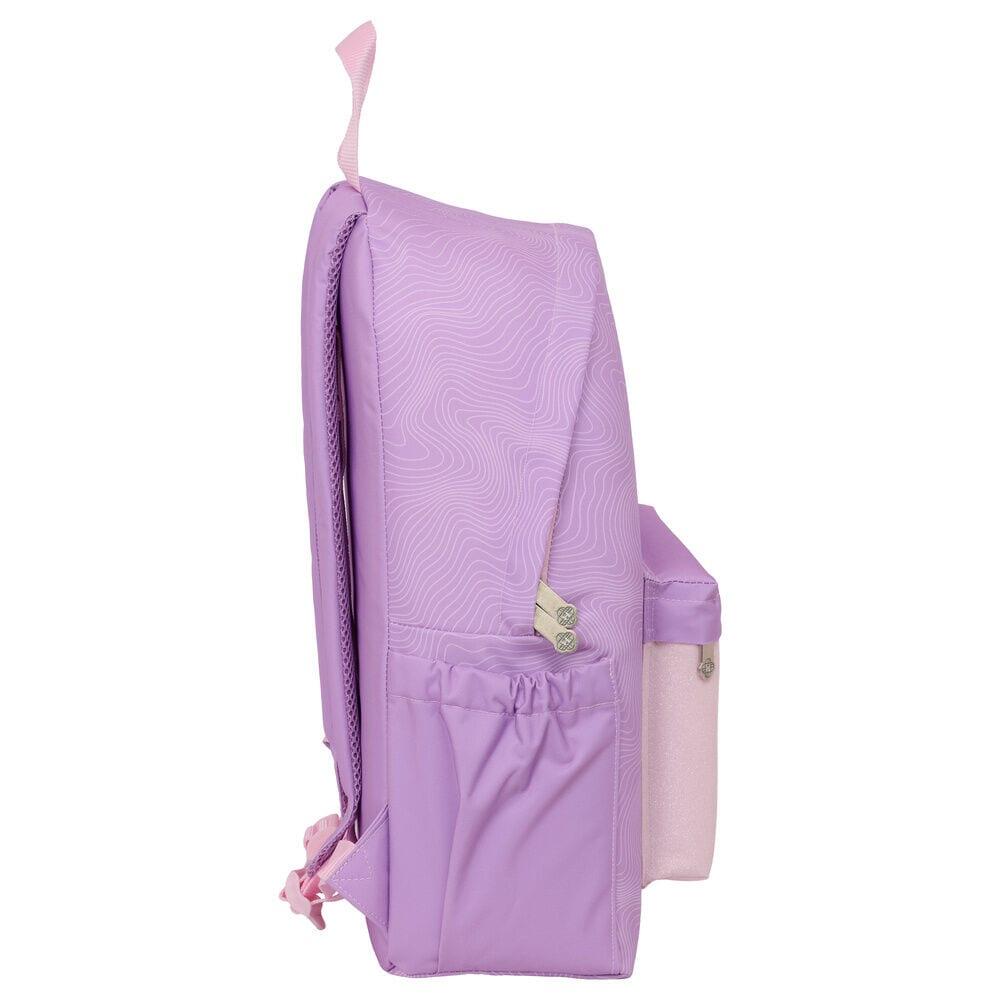 Mochila escolar infantil K-Pop Demon Hunters com porta-garrafa (lilás) 4/4
