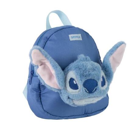 Sac à dos Stitch 3D pour enfants avec porte-bouteille et bretelles rembourrées