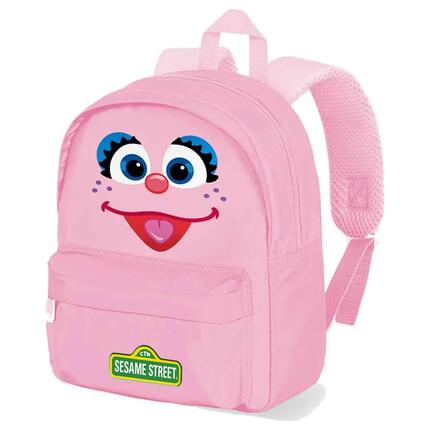 Elmo Kinder-Schulrucksack mit Vordertasche, 22 x 27 x 9 cm, Rot