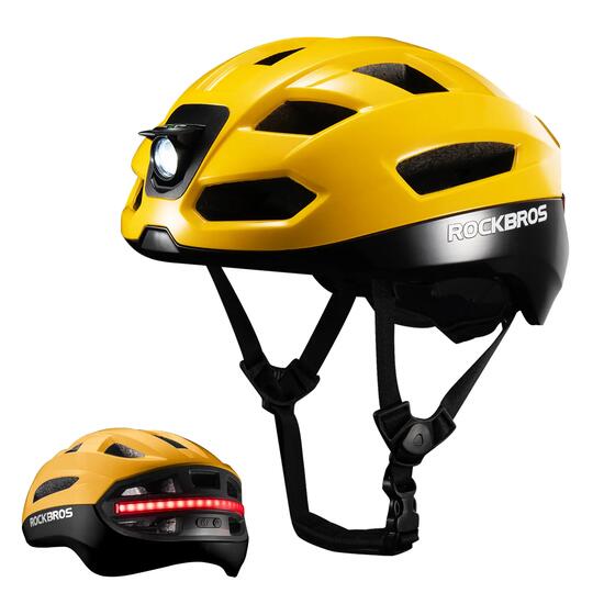 ROCKBROS Fahrradhelm mit LED-Beleuchtung
