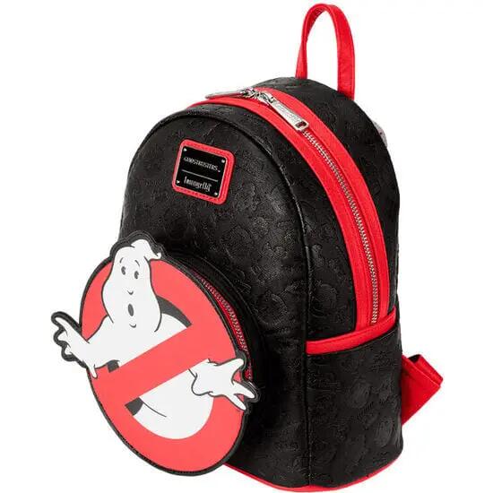 Mochila Ghostbusters para adultos em couro vegano com alças ajustáveis ​​- Preta 3/4