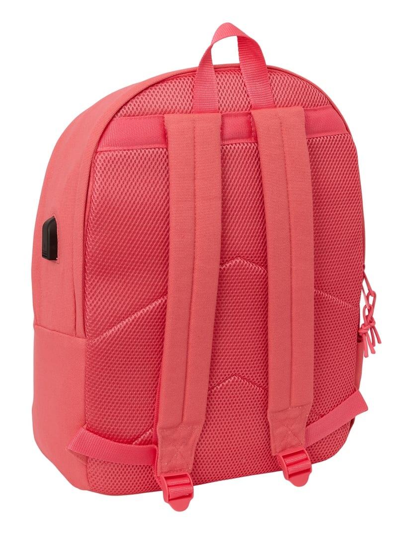 Mochila Marsala para adultos com porta USB e bolso frontal para laptop de 15,6". 2/6