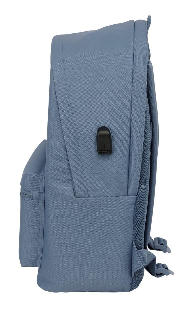Mochila El Ganso Basics para adultos, para laptop de 15,6", com porta USB - Azul 3/6