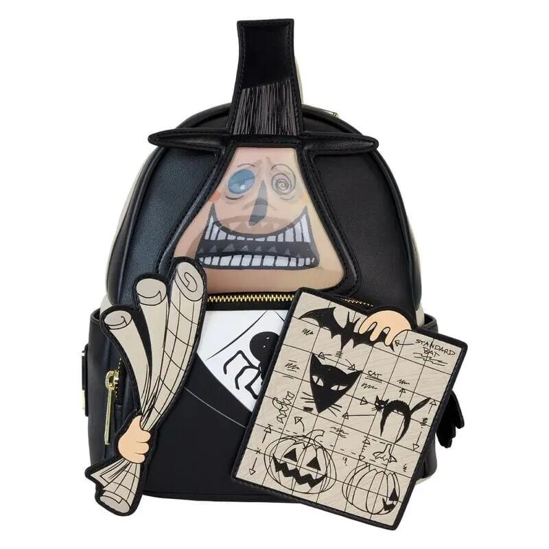 Zaino lenticolare per adulti Nightmare Before Christmas in ecopelle nera 2/4