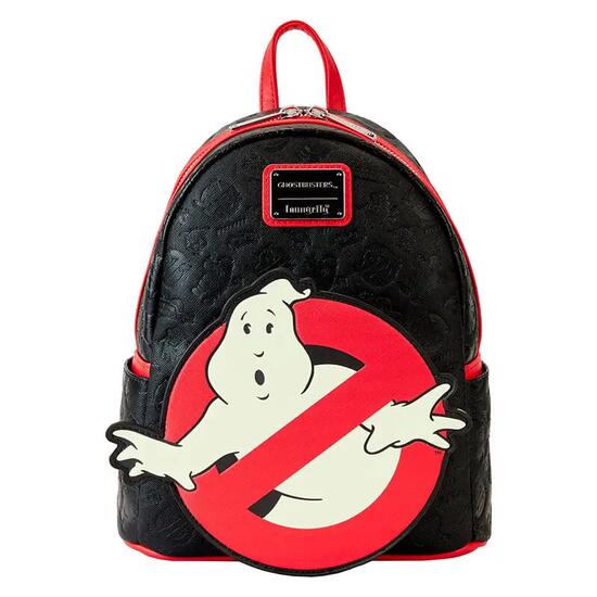 Sac à dos adulte Ghostbusters en cuir végan avec bretelles réglables - Noir
