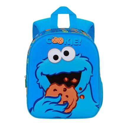 Elmo Kinder-Schulrucksack mit Vordertasche, 22 x 27 x 9 cm, Rot