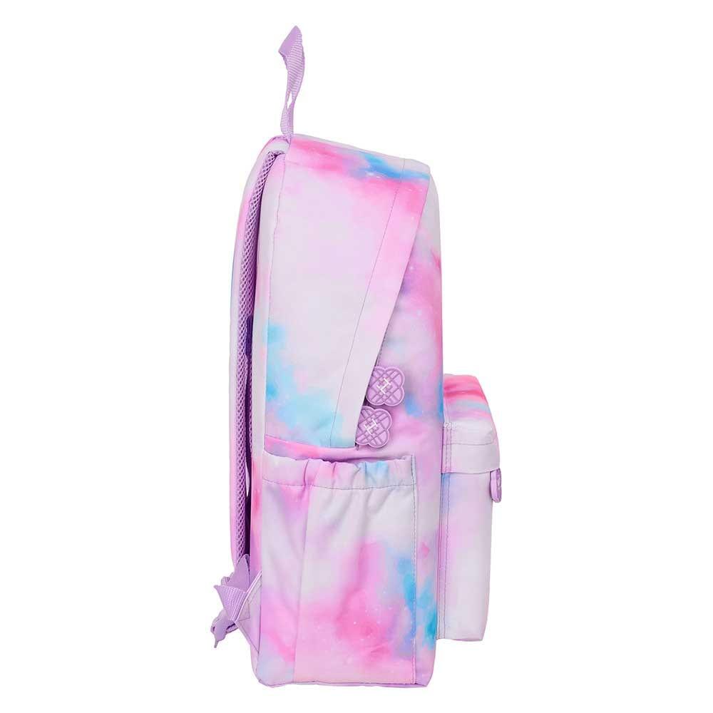 Mochila K-Pop Demon Hunters para laptop de 14,1" com bolso, multicolorida 3/4