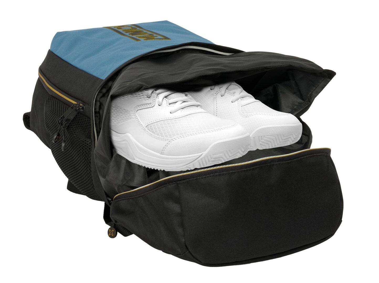 Mochila para sapatos Munich Adult com porta-garrafa e alças acolchoadas - Azul 4/5