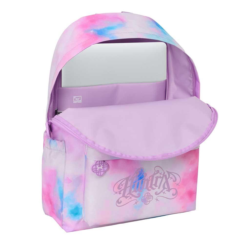 Mochila K-Pop Demon Hunters para laptop de 14,1" com bolso, multicolorida 4/4