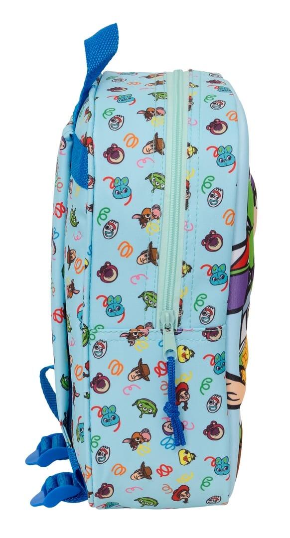 Sac à dos 3D Toy Story pour enfant avec fermeture éclair, bleu clair 3/3