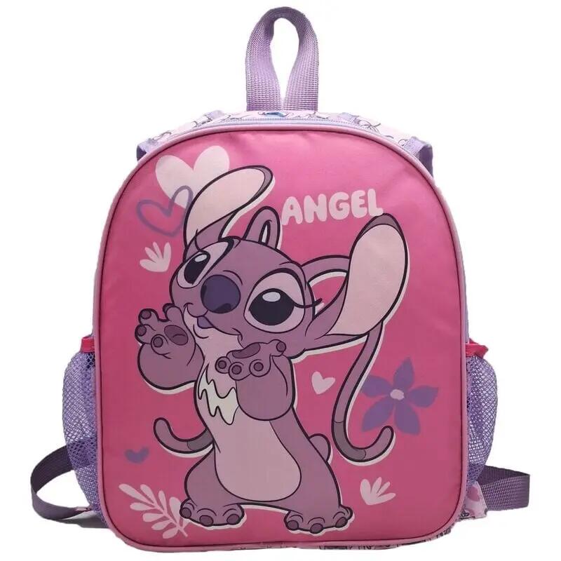 Zaino reversibile per bambini Stitch, 30 cm, con tasche laterali, lilla e rosa 3/4