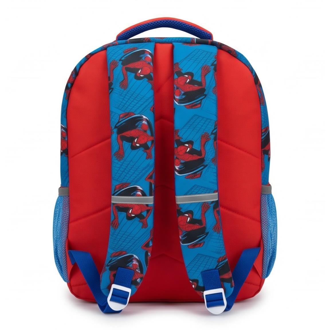 Sac à dos scolaire Spiderman en polyester pour enfants avec porte-bouteille 2/7
