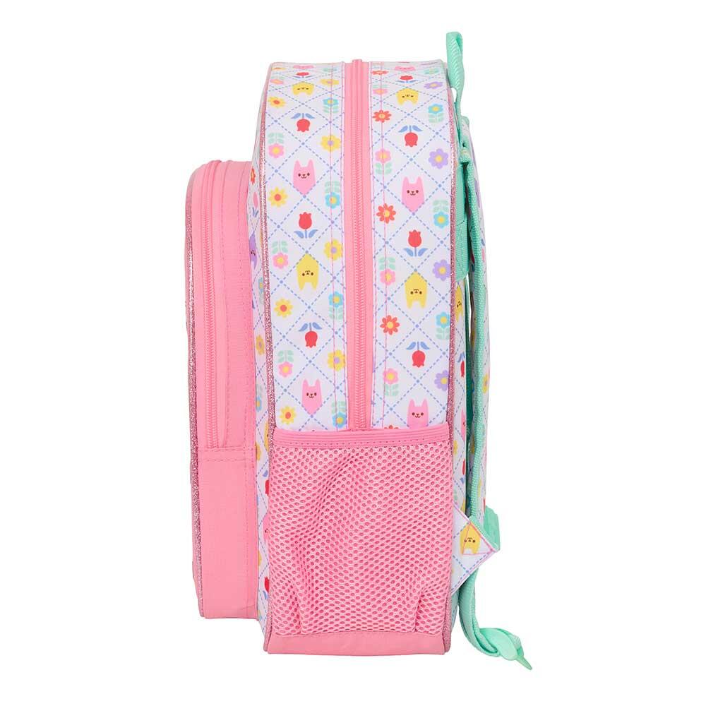 Sac à dos scolaire pour enfants de la maison de poupée Gabby, adaptable aux 3/3