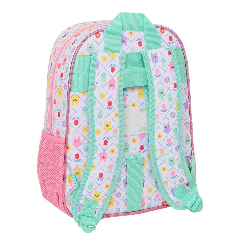 Sac à dos scolaire pour enfants de la maison de poupée Gabby, adaptable aux 2/3