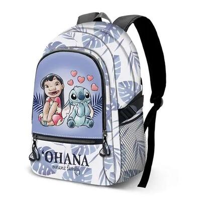 Zaino Wish 3D per bambini con cerniera e tasche laterali in rete viola