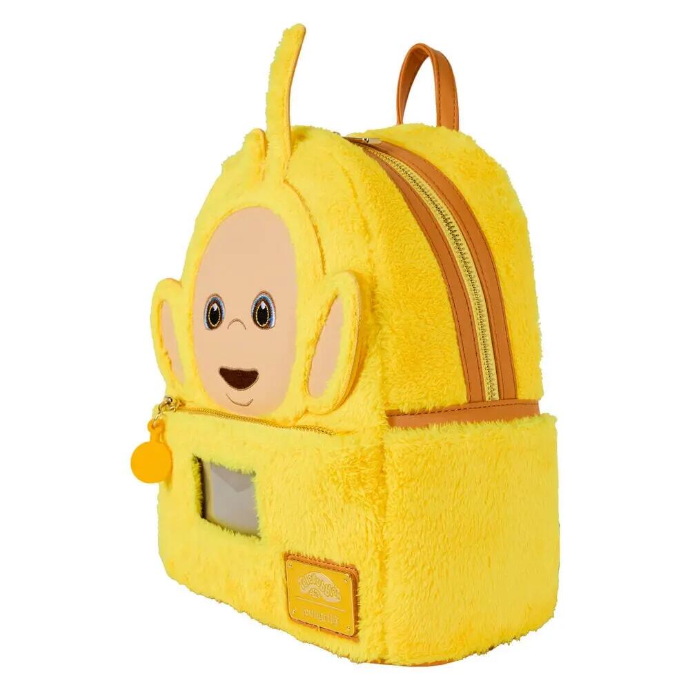 Zainetto per bambini in peluche di Laa-Laa dei Teletubbies, 26 cm, giallo 3/4