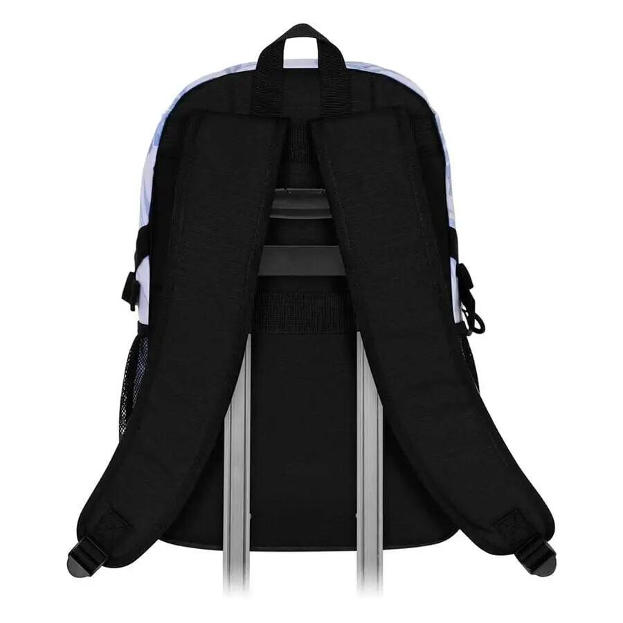 Zaino per bambini Stitch, 44 cm, con tasche frontali e portaborraccia, azzurro. 4/4