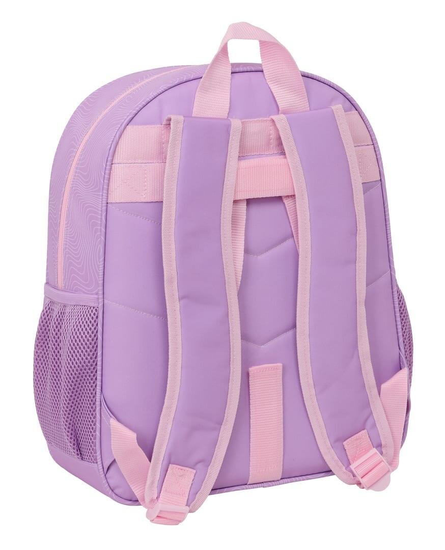 Sac à dos scolaire pour enfants K-Pop Demon Hunters avec poche avant, lilas 4/5