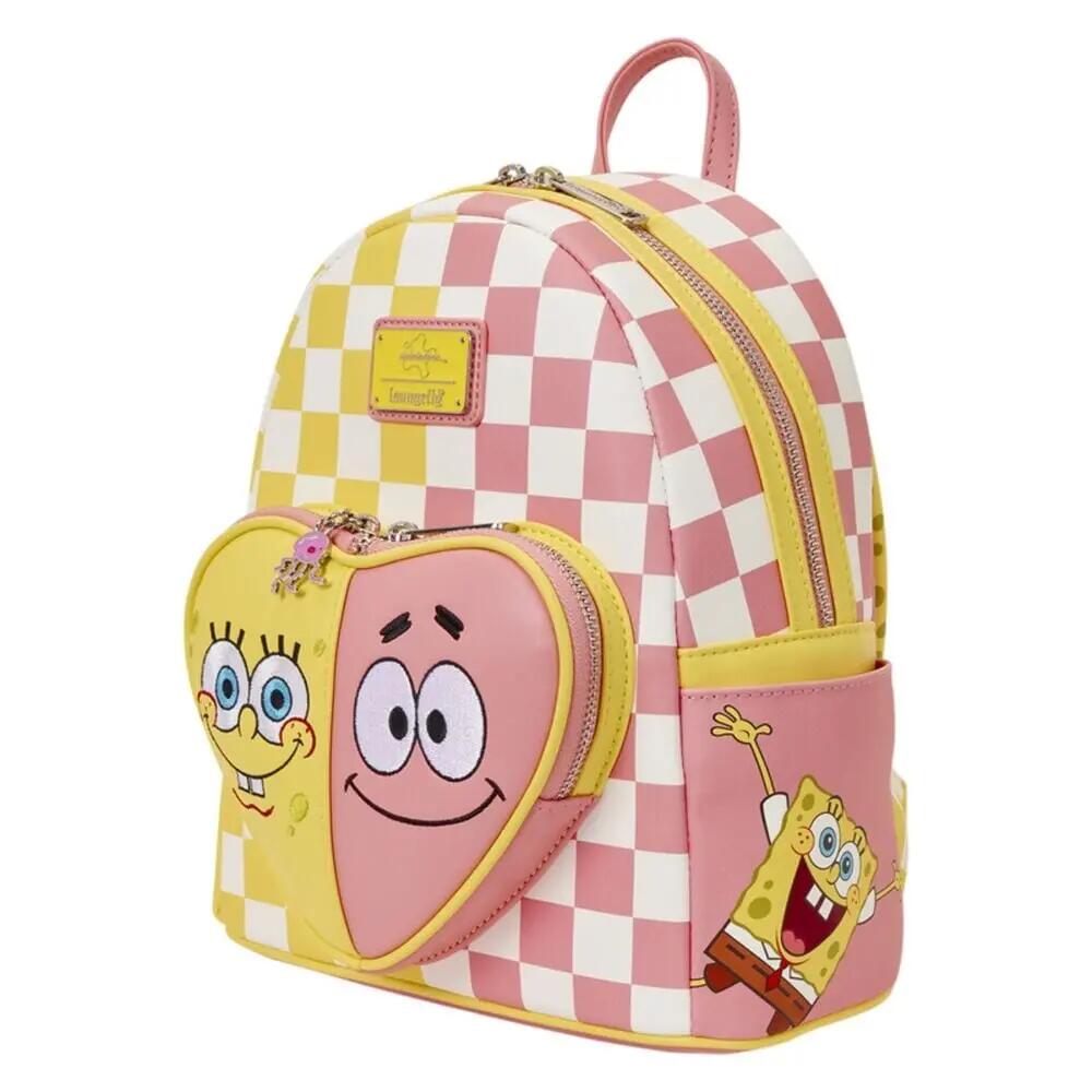 Zaino per adulti di SpongeBob e Patrick con tasca frontale, multicolore 2/4