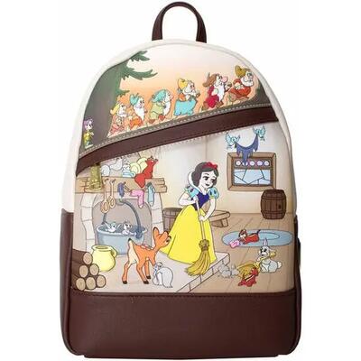 Zaino Wish 3D per bambini con cerniera e tasche laterali in rete viola