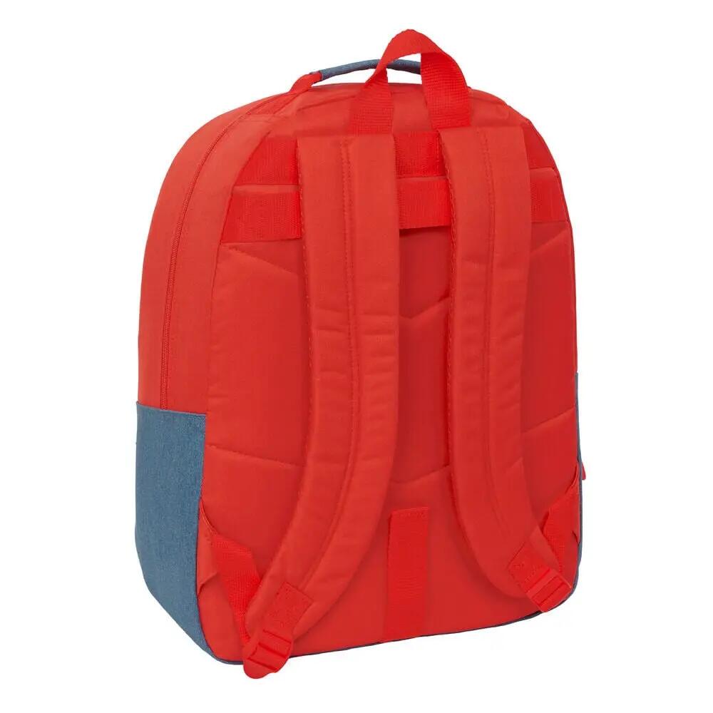 Mochila escolar infantil Super Mario, adaptável a carrinhos, com bolso frontal 2/3
