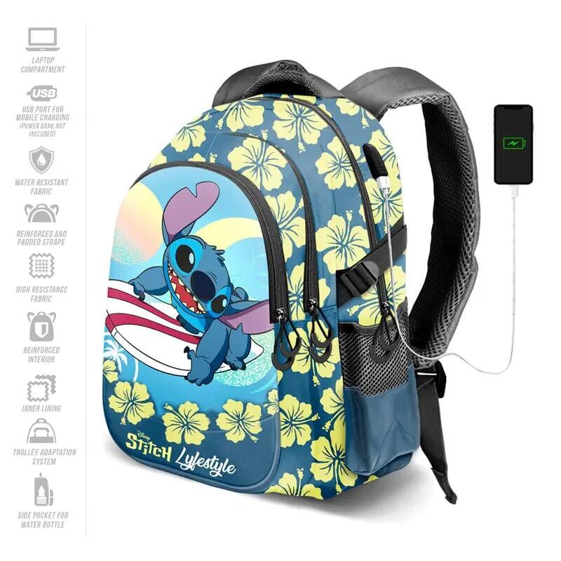 Adaptable backpack Karactermania Disney Stitch 2/4