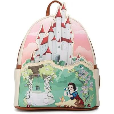 Zaino Wish 3D per bambini con cerniera e tasche laterali in rete viola