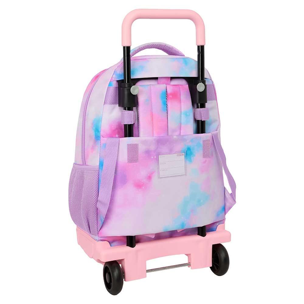 Zaino per bambini K-Pop Demon Hunters con ruote e tasca frontale - Rosa 2/3