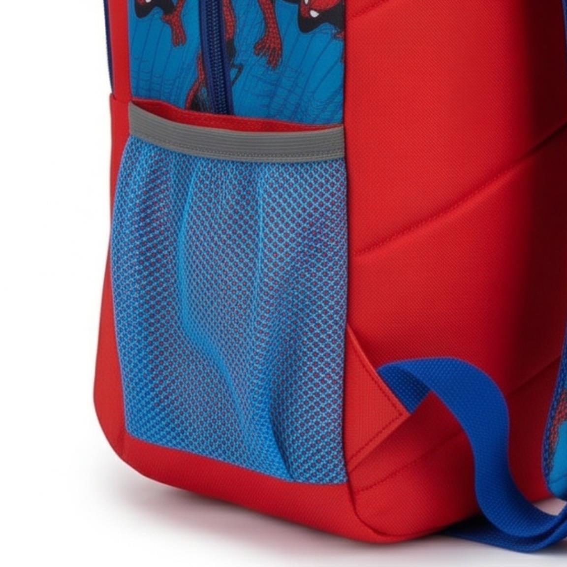 Sac à dos scolaire Spiderman en polyester pour enfants avec porte-bouteille 4/7