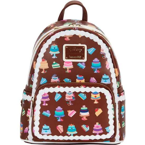 Sac à dos enfant Princess Cakes avec poche avant, 26 cm, marron