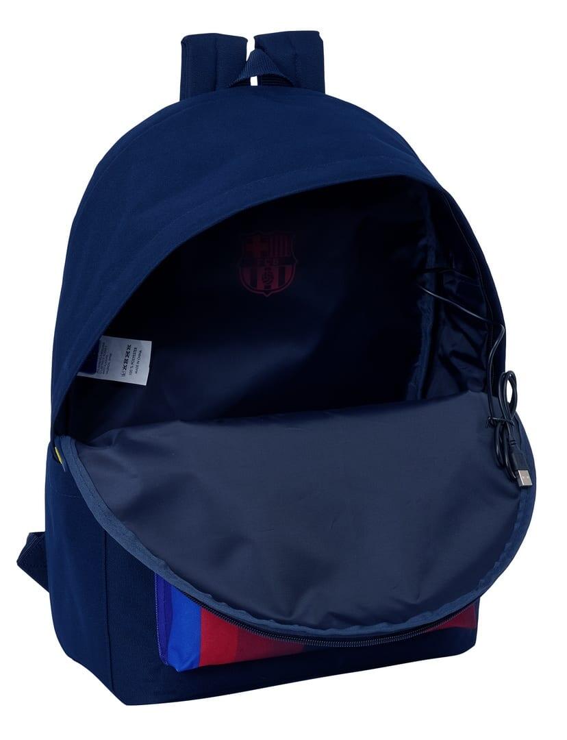 Sac à dos FC Barcelone adulte pour ordinateur portable 15,6 pouces avec port 5/6