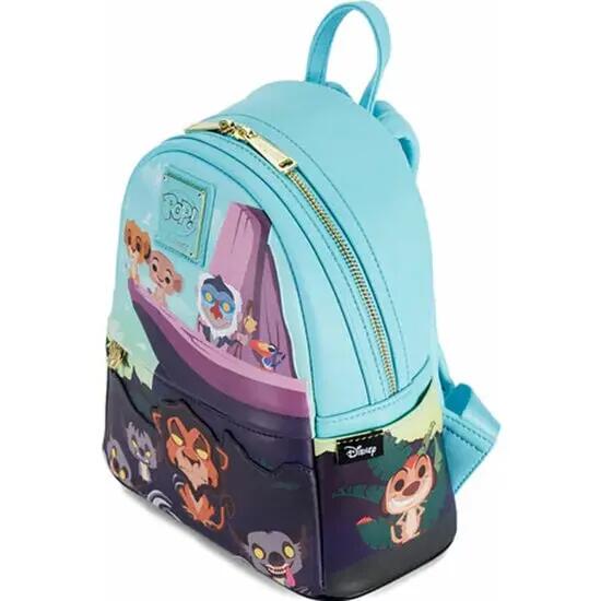 Zainetto per bambini Il Re Leone con cerniera, dimensioni 22,5x26 cm, blu 3/6