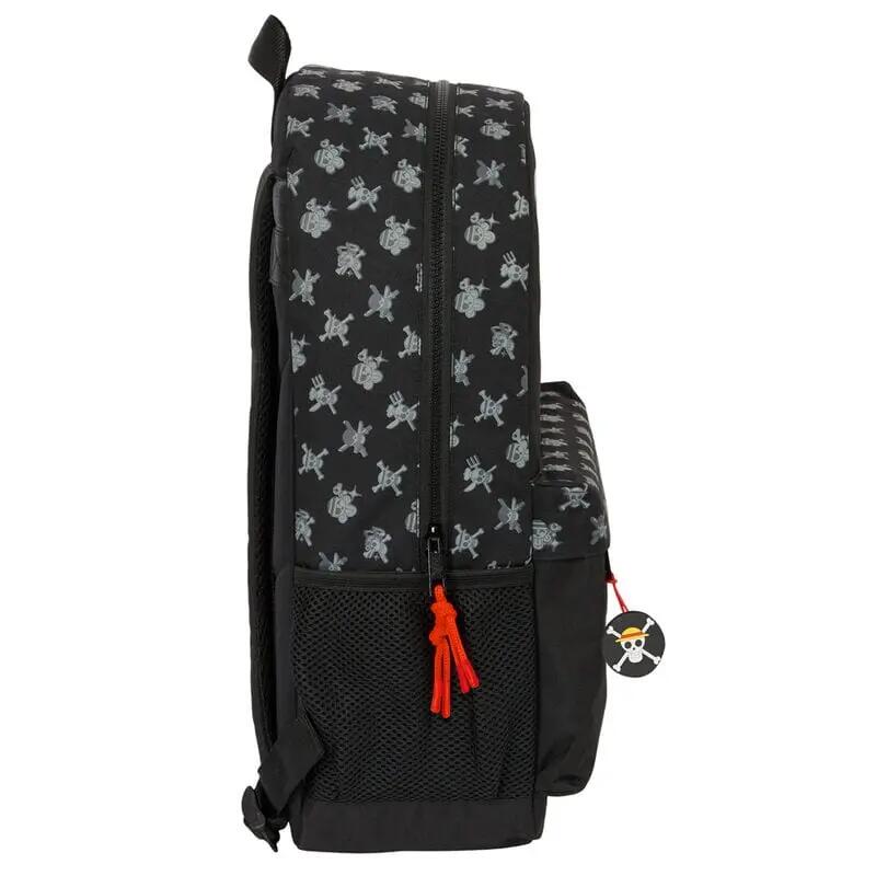 Mochila escolar infantil One Piece, adaptável a carrinhos, com bolso frontal 2/2
