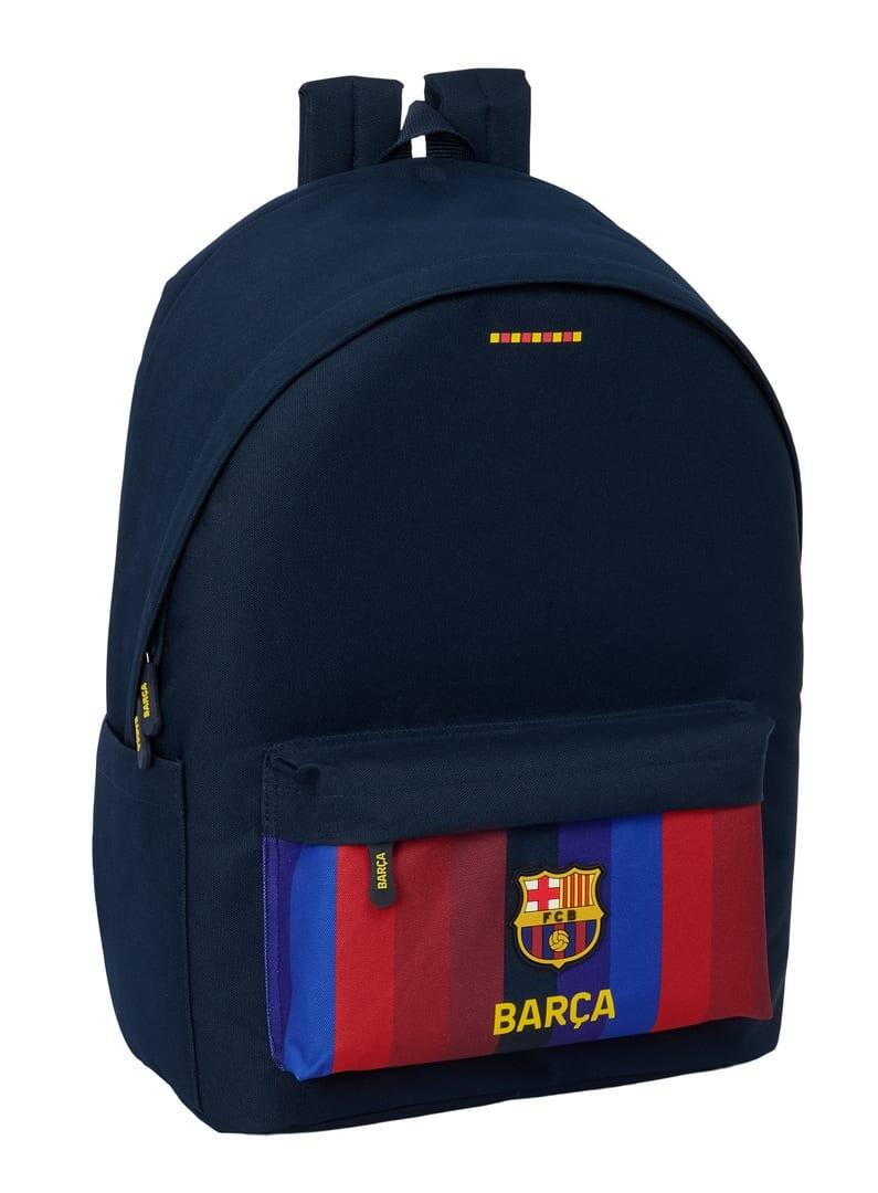 FC Barcelona plecak szkolny sportowy z miejscem na laptopa granatowy