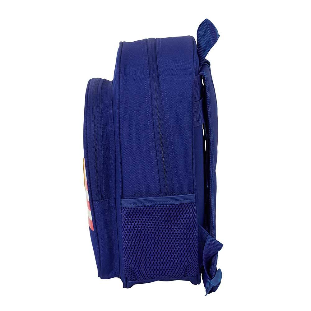 Mochila Escolar Infantil do Atlético de Madrid Adaptável para Carrinho Azul 3/3