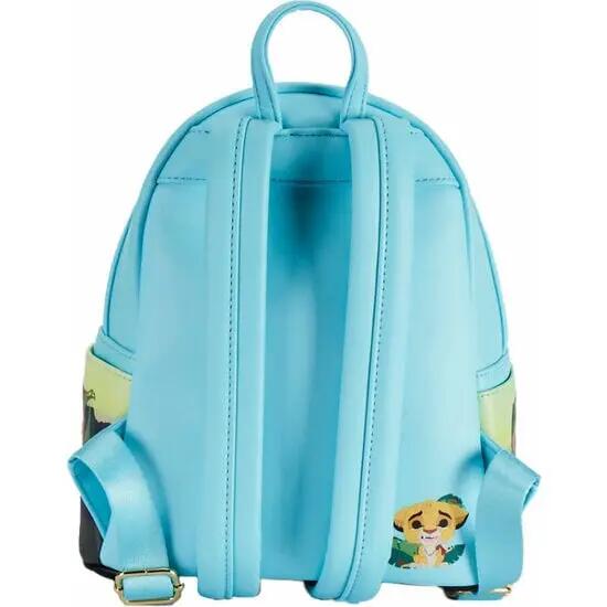 Zainetto per bambini Il Re Leone con cerniera, dimensioni 22,5x26 cm, blu 5/6