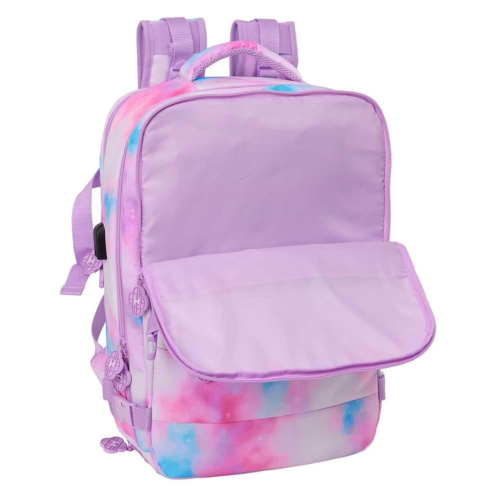 Mochila de viagem K-Pop Demon Hunters para laptop de 15,6", roxa 5/7