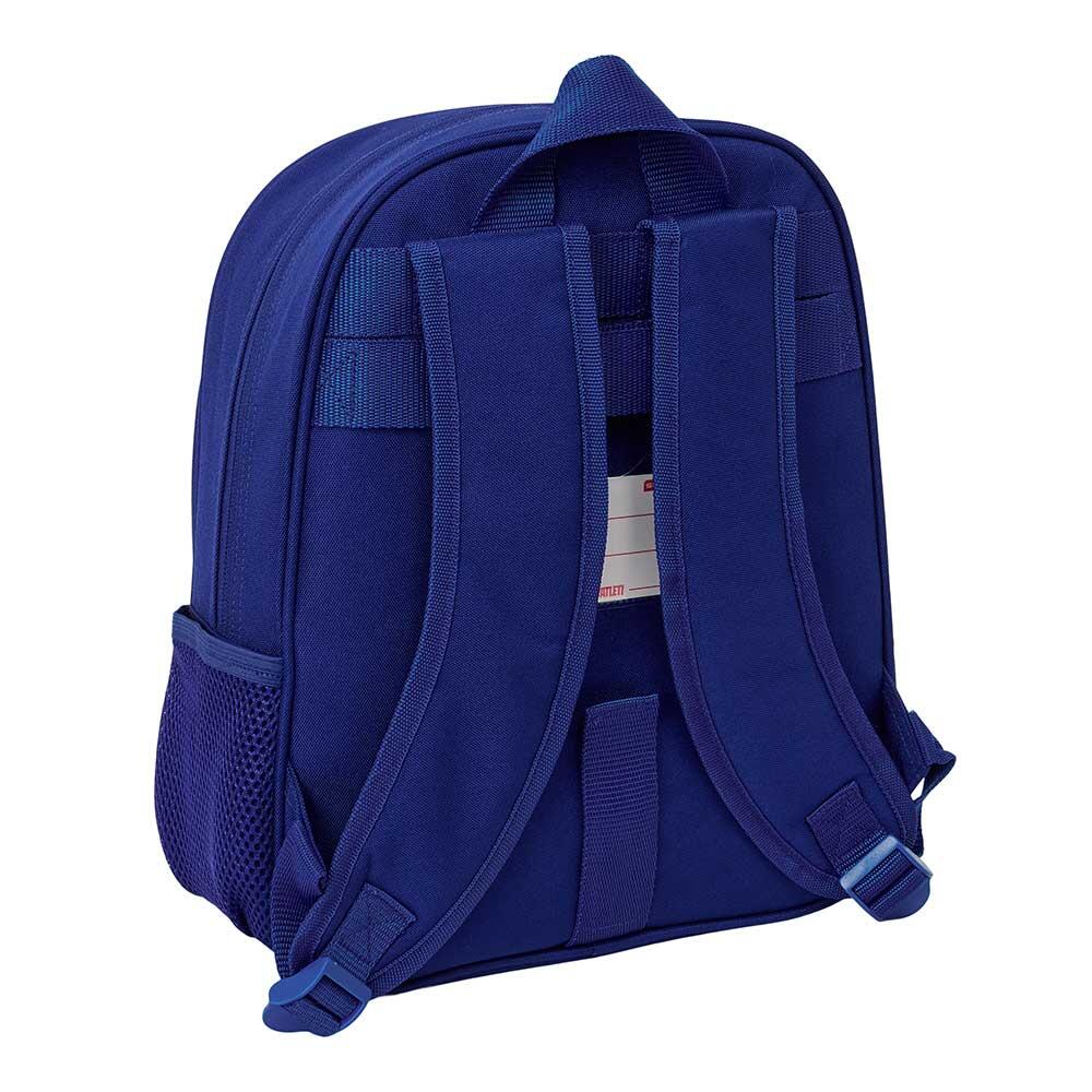 Mochila Escolar Infantil do Atlético de Madrid Adaptável para Carrinho Azul 2/3