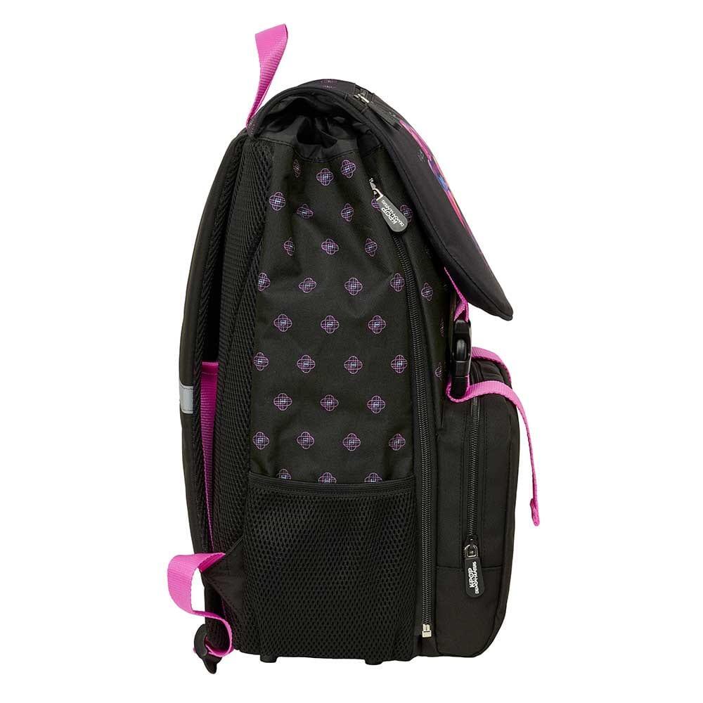 Sac à dos scolaire extensible pour enfants K-Pop Demon Hunters avec poche, noir 3/3
