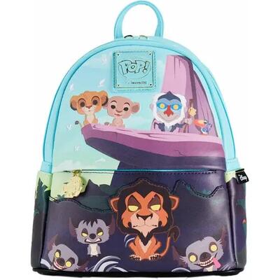 Zaino Wish 3D per bambini con cerniera e tasche laterali in rete viola