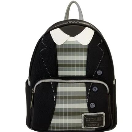 Sac à dos scolaire Beetlejuice pour adultes avec poche avant, 44 cm, noir et