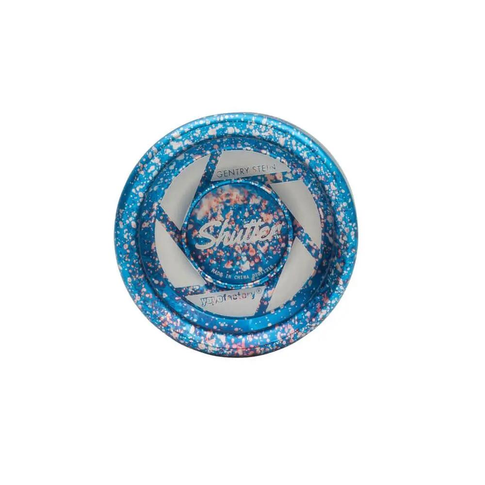 Shutter profi yo-yo, splash kék/ezüst/piros 2/5