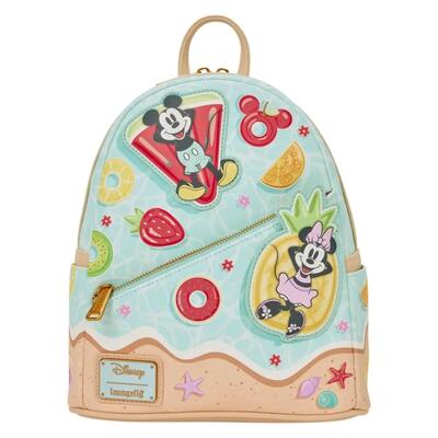 Zaino Wish 3D per bambini con cerniera e tasche laterali in rete viola