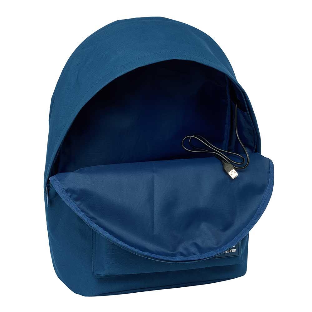 Mochila Harper & Neyer para laptop de 15,6" com porta USB - Azul 4/5