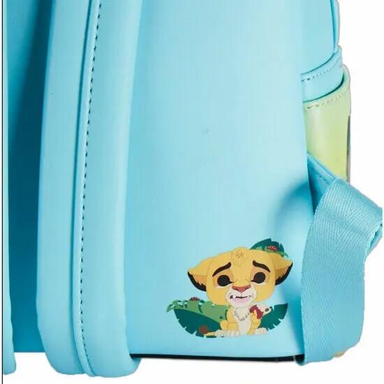 Zainetto per bambini Il Re Leone con cerniera, dimensioni 22,5x26 cm, blu 6/6