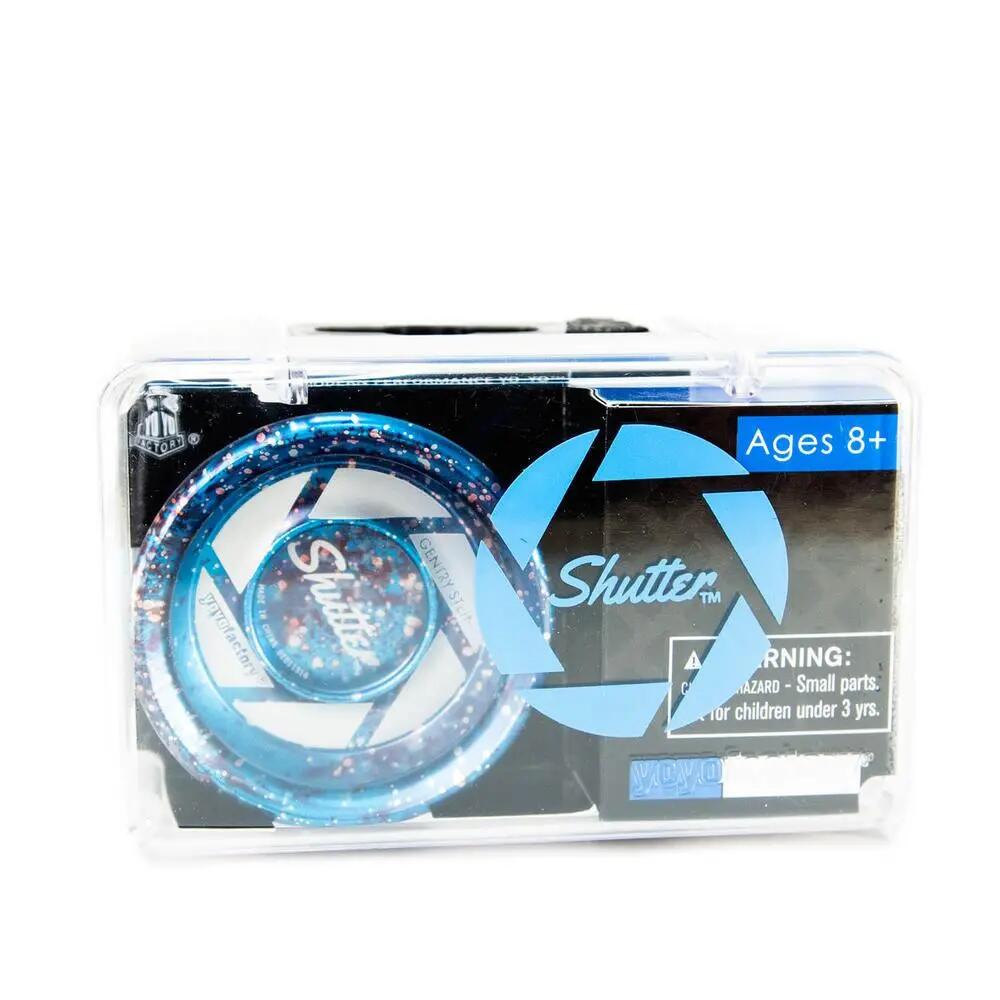 Shutter profi yo-yo, splash kék/ezüst/piros 5/5