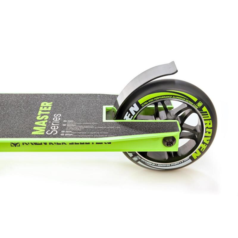 Stunt Scooter de alto rendimiento Evolution Master Black 110mm Negro/Lima